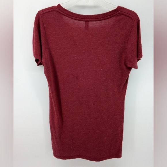 Kennedy Space Station Red American Flag 4th of July Cotton Blend Tee L Science - Picture 3 of 7